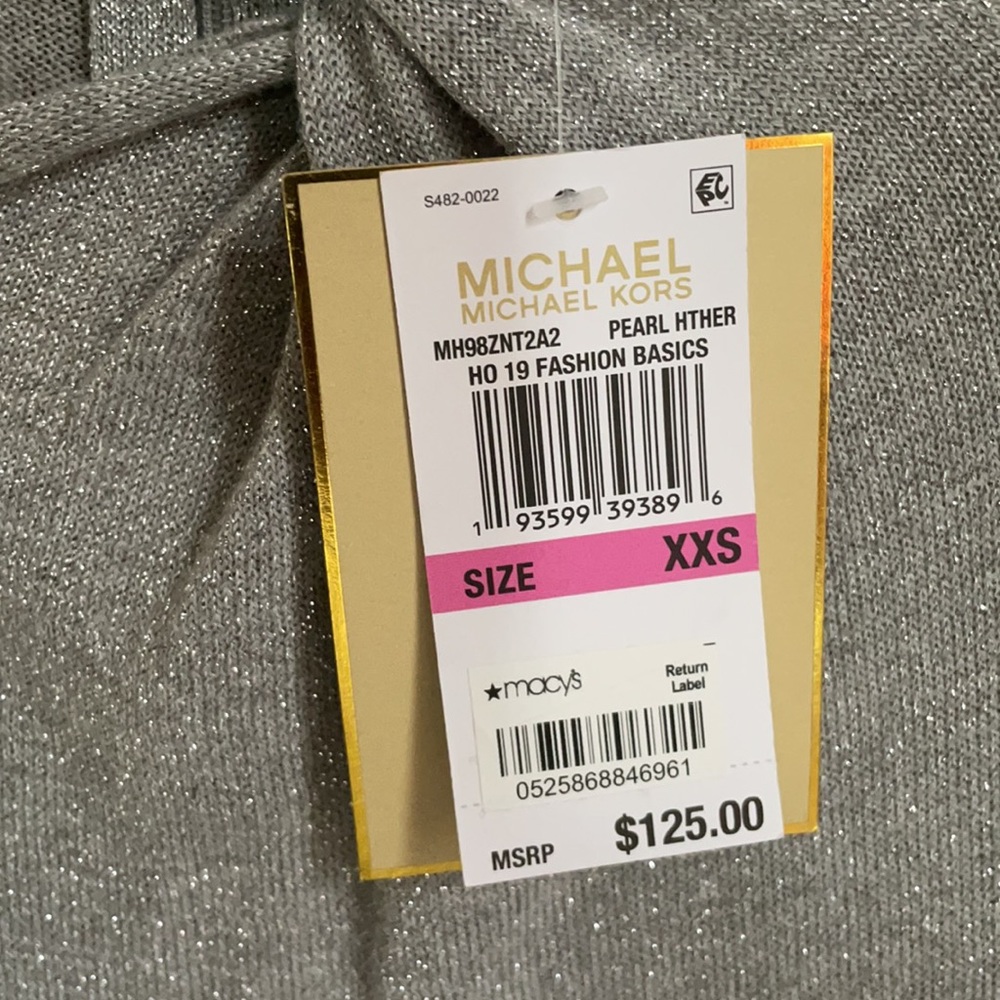 Sparkly gray Michael Kors Dress